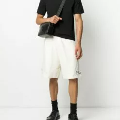 MCQ Stitch Print T-shirt In 1000 BLACK - T-Shirts -MCQ store online 15773519 28841286 600