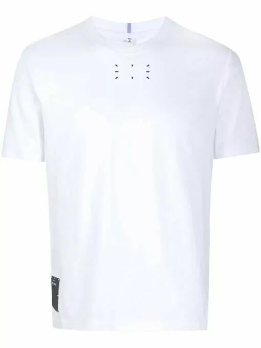MCQ Stitch Print T-shirt In 9000 WHITE - T-Shirts -MCQ store online 15773520 28841292 600