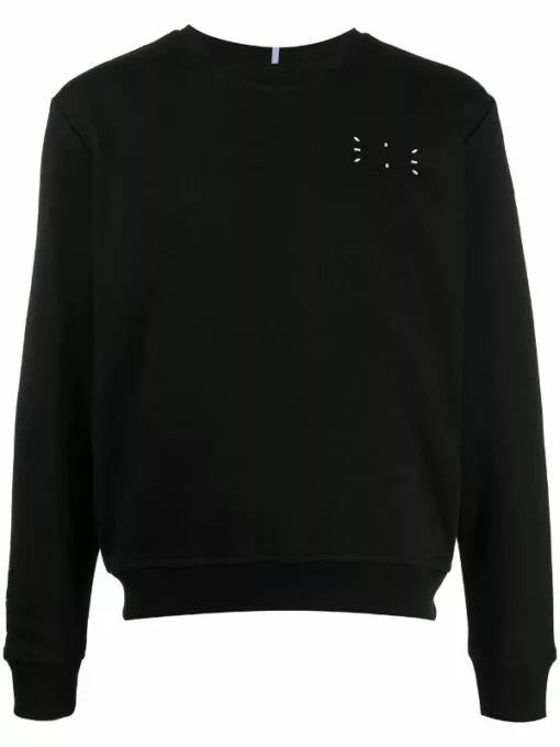 MCQ Stitch Print Sweatshirt In 1000 BLACK - Sweatshirts -MCQ store online 15786888 28849865 600