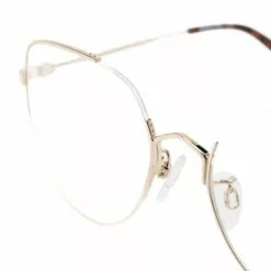 MCQ Oversized Cat-eye Frame Glasses In 002 GOLD/ GOLD/ TRANSPARENT - Glasses & Frames -MCQ store online 15995974 29942108 600
