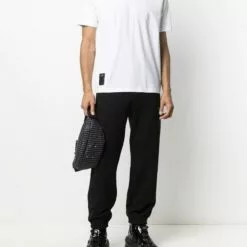 MCQ Tapered Track Pants In 1000 BLACK - -MCQ store online 16279795 31179305 600