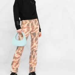 MCQ Chest Logo Print Sweatshirt In 1000 DARKEST BLACK - Sweatshirts -MCQ store online 16295100 31332231 600