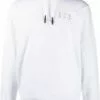 MCQ Signature Stitch Drawstring Hoodie In 9000 WHITE - Hoodies -MCQ store online 16324979 31272795 600