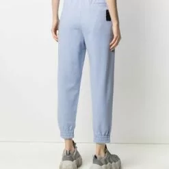 MCQ Graphic-print Cotton Track Trousers In 5355 Blue - Track Pants -MCQ store online 16325387 31482185 600