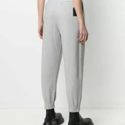 MCQ Logo-patch Cotton Track Trousers In 1230 GREY - Track Pants -MCQ store online 16325388 31480582 600