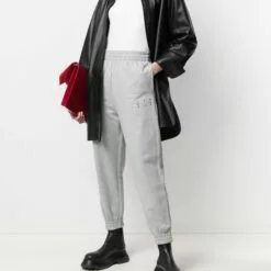 MCQ Logo-patch Cotton Track Trousers In 1230 GREY - Track Pants -MCQ store online 16325388 31482189 600