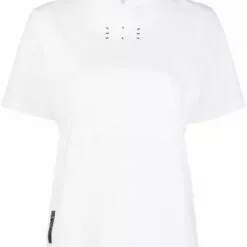 MCQ Graphic-print Cotton T-Shirt In 9000 WHITE - T-shirts & Jerseys
