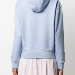 MCQ Embroidered Logo Hooded Sweatshirt In 5355 HYPER LILAC - Hoodies -MCQ store online 16336442 31442797 600