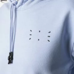 MCQ Embroidered Logo Hooded Sweatshirt In 5355 HYPER LILAC - Hoodies -MCQ store online 16336442 31442798 600