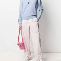 MCQ Embroidered Logo Hooded Sweatshirt In 5355 HYPER LILAC - Hoodies -MCQ store online 16336442 31444678 600