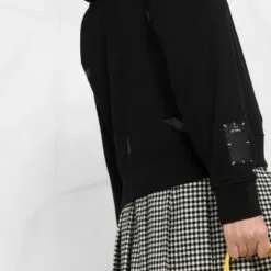 MCQ Graphic-print Hoodie In 1000 DARKESTBLACK - Hoodies -MCQ store online 16348291 31400605 600