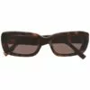 MCQ MQ0301S Rectangular-frame Sunglasses In 002 HAVANA HAVANA BROWN - -MCQ store online 16374120 31739621 600