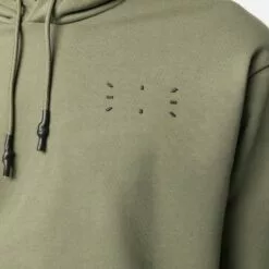 MCQ Jack Logo-appliqué Hoodie In 1212 KHAKI - Sweatshirts & Knitwear -MCQ store online 16389819 31612800 600