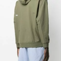 MCQ Jack Logo-appliqué Hoodie In 1212 KHAKI - Sweatshirts & Knitwear -MCQ store online 16389819 31613582 600