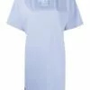 MCQ Logo Print T-shirt Dress In 5355 Blue - Day Dresses -MCQ store online 16390960 31612834 600