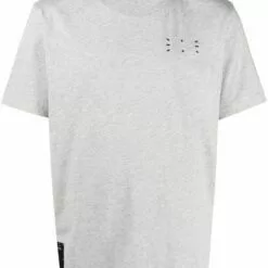 MCQ Logo Patch Cotton T-shirt In 1230 GREY - T-Shirts