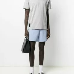 MCQ Logo Patch Cotton T-shirt In 1230 GREY - T-Shirts -MCQ store online 16391630 31612854 600