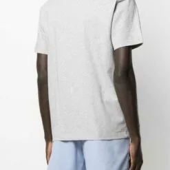 MCQ Logo Patch Cotton T-shirt In 1230 GREY - T-Shirts -MCQ store online 16391630 31613611 600