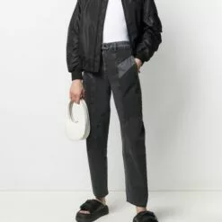 MCQ Tonal Bomber Jacket In 1000 DARKEST BLACK - Bomber Jackets -MCQ store online 16448053 32138117 600