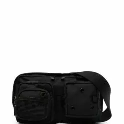 MCQ Multi-pocket Belt Bag In 1000 BLACK - Belt Bags