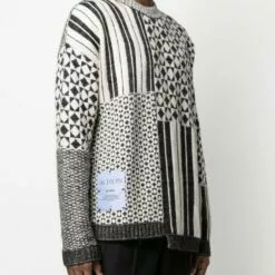 MCQ Patchwork Knitted Jumper In 1112 Blackchalk - Jumpers 9 MCQ Patchwork Knitted Jumper In 1112 Blackchalk - Jumpers -MCQ store online 16482361 32291047 600