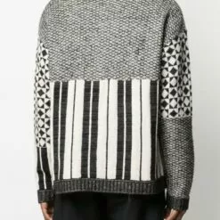 MCQ Patchwork Knitted Jumper In 1112 Blackchalk - Jumpers 10 MCQ Patchwork Knitted Jumper In 1112 Blackchalk - Jumpers -MCQ store online 16482361 32291050 600