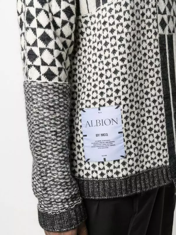 MCQ Patchwork Knitted Jumper In 1112 Blackchalk - Jumpers 7 MCQ Patchwork Knitted Jumper In 1112 Blackchalk - Jumpers - Image 5