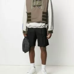 MCQ Panelled Cotton Hoodie In 1330 GREYMELANGE - Hoodies -MCQ store online 16483530 32291053 600