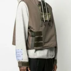 MCQ Panelled Cotton Hoodie In 1330 GREYMELANGE - Hoodies -MCQ store online 16483530 32291054 600