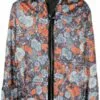 MCQ Abstract Floral Print Jacket In LICHENORANGE - Hooded Jackets