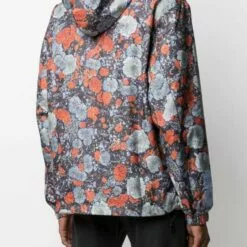 MCQ Abstract Floral Print Jacket In LICHENORANGE - Hooded Jackets -MCQ store online 16489109 32113516 600