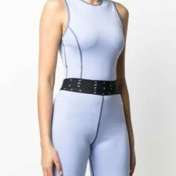 MCQ Sleeveless Cropped Top In 5355 HYPER LILAC - Vests & Tank Tops -MCQ store online 16490782 32196874 600