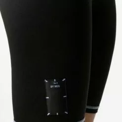 MCQ Logo-patch Cycling Shorts In 1000 DARKEST BLACK - Knee-Length Shorts -MCQ store online 16491413 32194144 600