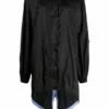 MCQ Lightweight Hooded Raincoat In 1000 DARKEST BLACK - Trench & Raincoats
