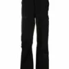 MCQ Logo-patch Cargo Trousers In DARKEST BLACK - Regular & Straight-Leg Trousers
