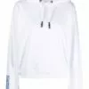 MCQ Graphic-print Cotton Hoodie In 9000 OPTIC WHITE - Hoodies -MCQ store online 16522037 32343280 600