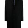 MCQ Single-breasted Wool Coat In 1000 BLACK - Single Breasted Coats