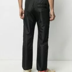 MCQ High-shine Trousers In 1000 Nero - Regular & Straight-Leg Trousers -MCQ store online 16525959 32332703 600