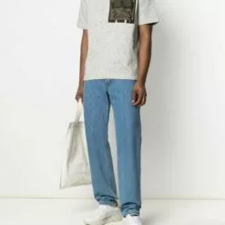 MCQ Speckled Patch-pocket T-shirt In AM1 Grey - T-Shirts -MCQ store online 16537605 32455488 600