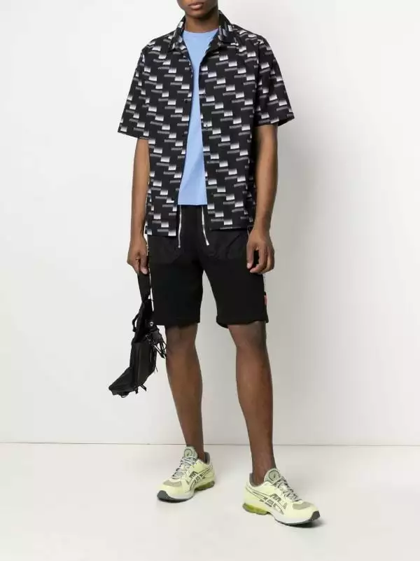 MCQ Gradient-effect Cotton Shirt In 1247 CARBON - Shirts 4 MCQ Gradient-effect Cotton Shirt In 1247 CARBON - Shirts - Image 2