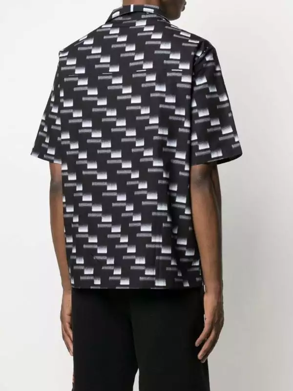 MCQ Gradient-effect Cotton Shirt In 1247 CARBON - Shirts 6 MCQ Gradient-effect Cotton Shirt In 1247 CARBON - Shirts - Image 4
