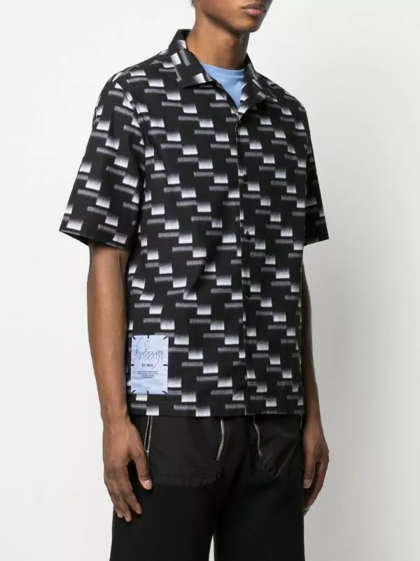 MCQ Gradient-effect Cotton Shirt In 1247 CARBON - Shirts 5 MCQ Gradient-effect Cotton Shirt In 1247 CARBON - Shirts - Image 3