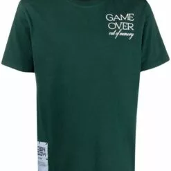 MCQ Game Over Print T-shirt In VARSITY GREEN - T-Shirts