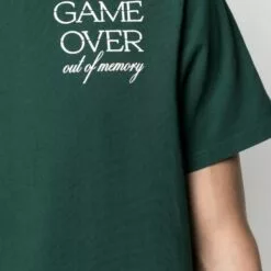 MCQ Game Over Print T-shirt In VARSITY GREEN - T-Shirts -MCQ store online 16615668 32561801 600