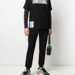 MCQ Fantasma Graphic T-shirt In 1000 BLACK - T-Shirts -MCQ store online 16626137 32600332 600
