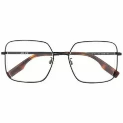 MCQ Oversized Square-frame Glasses In 002 BLACK - Glasses & Frames