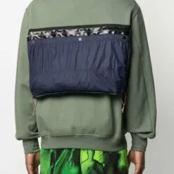 MCQ Tent Poncho Cotton Sweatshirt In 3662 VERDE - Sweatshirts -MCQ store online 16694832 32957625 600