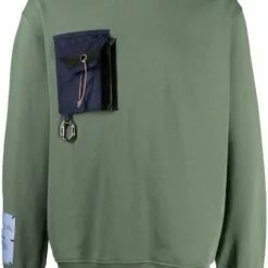 MCQ Tent Poncho Cotton Sweatshirt In 3662 VERDE - Sweatshirts