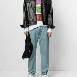 MCQ Fantasma Relaxed-fit Jeans In STONEWASHED BLUE 4107 - Regular & Straight-Leg Jeans -MCQ store online 16713778 33161218 600