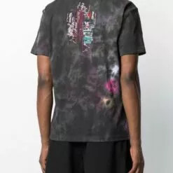 MCQ Tie-dye Print Cotton T-Shirt In 1111 MULTICOLOR - T-Shirts -MCQ store online 16820278 33452722 600